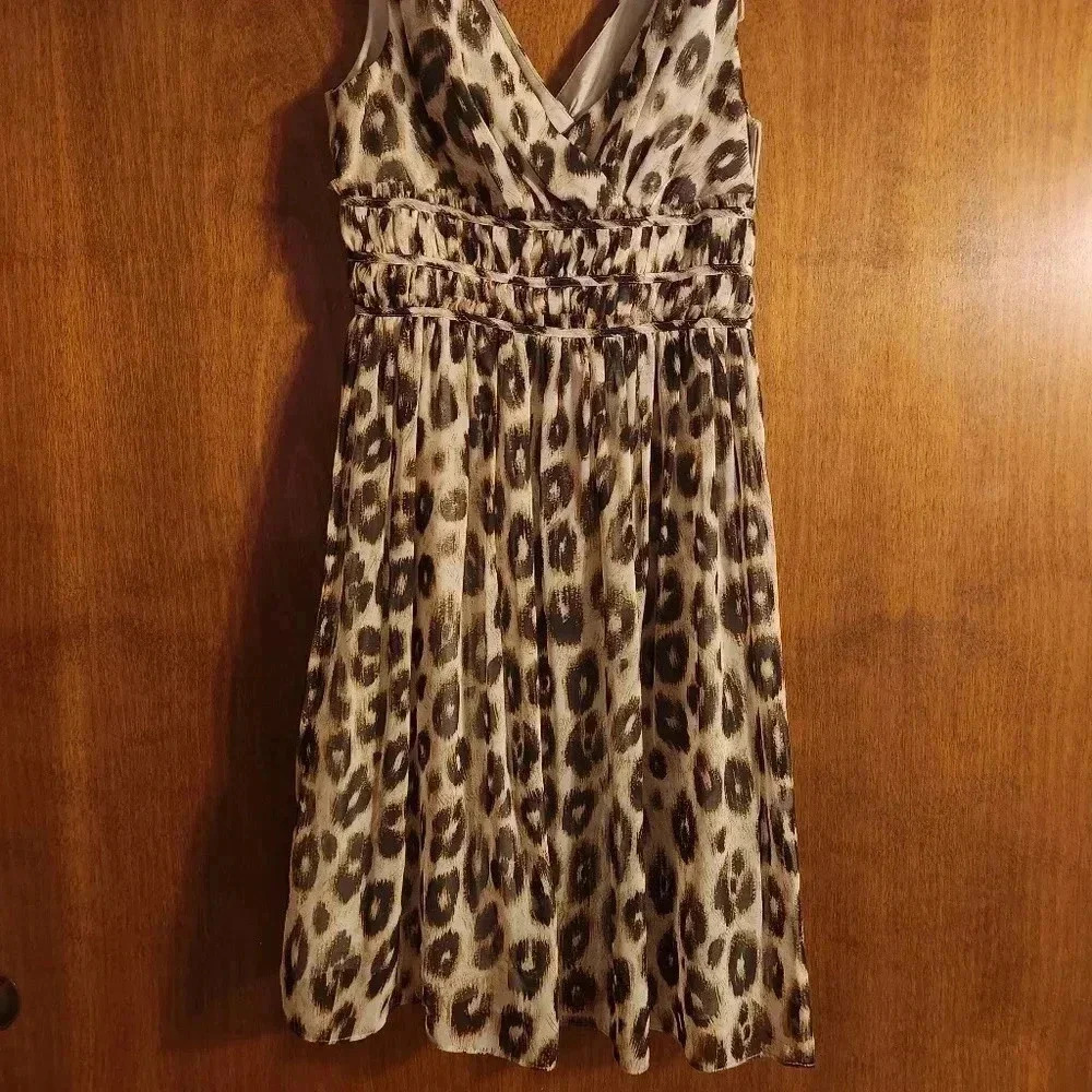 Leopard Print Donna Morgan party dress size 6